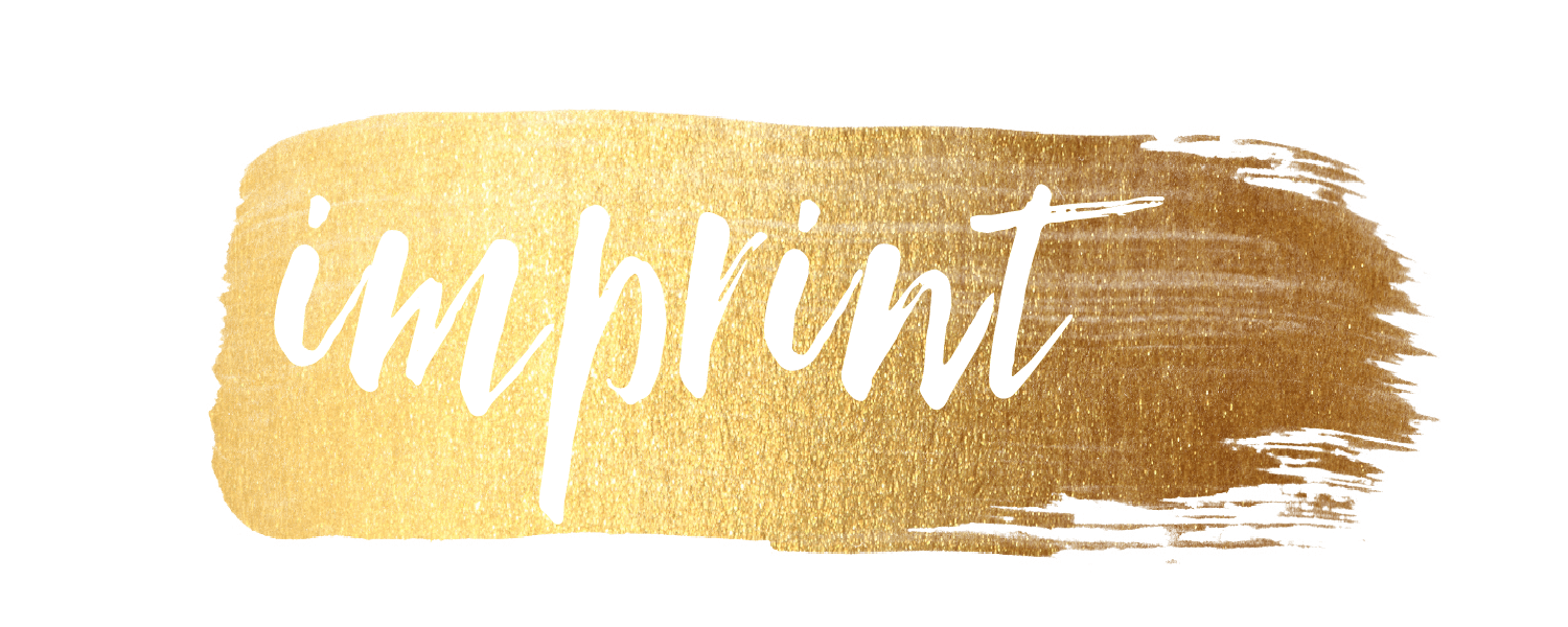 Imprint LLC Gold Brushstroke Logo